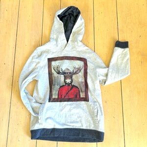 🌺3 for $10 Retrofit Brand MFG Canadian Moose Pullover Hoodie